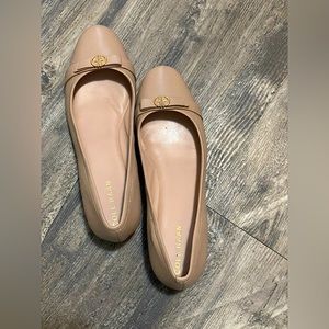 Brand New - Cole Haan nude Malta slip-on wedge